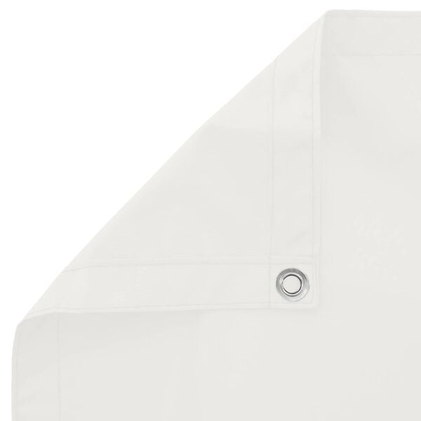 vidaXL Balkonsichtschutz Wei&szlig; 100 x 200 cm Oxford-Stoff