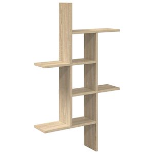 vidaXL Wandregal Sonoma-Eiche 61 x 15 x 102 cm Holzwerkstoff