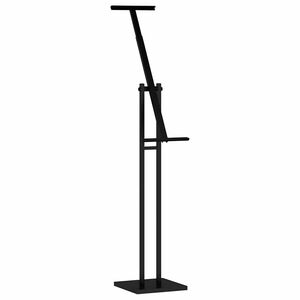 vidaXL Messest&auml;nde Schwarz 26,5 x 26,5 x 150 cm Stahl