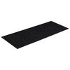vidaXL Stufenmatten Selbstklebend 15 Stk. 60x25 cm Schwarz Rechteckig