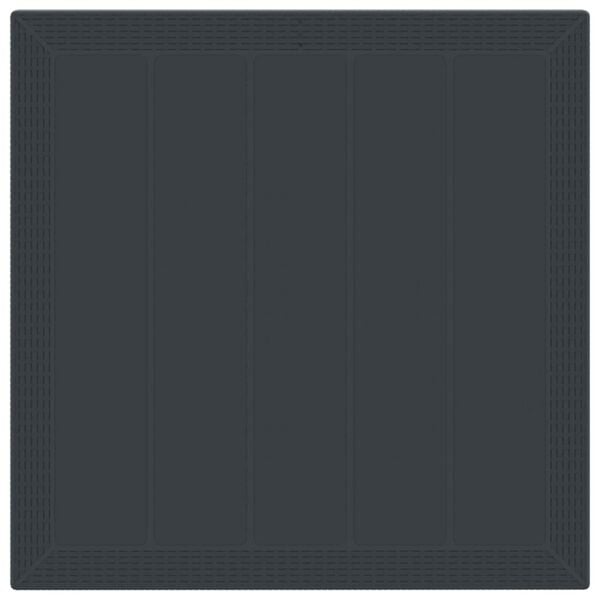 vidaXL Garten Essgruppe 3 pcs Anthrazit Polypropylen