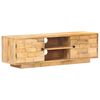 vidaXL TV-Schrank 116x30x35 cm Mango Massivholz