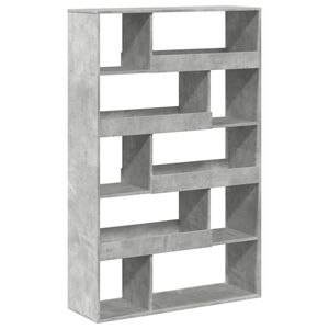 vidaXL B&uuml;cherregal Betongrau 100x33x156,5 cm Holzwerkstoff