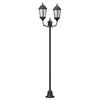 vidaXL Garten-Licht 68 x 20 x 235 cm Aluminium und Glas