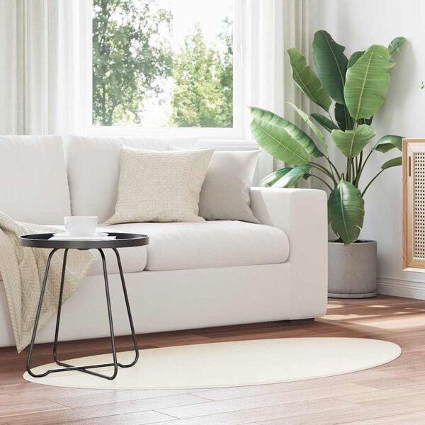 vidaXL Bereichsteppiche HUARTE Creme 160 x 230 cm Polyester