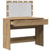 vidaXL Schminktisch Artisan-Eiche 100 x 40 x 120 cm Holzwerkstoff