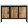 vidaXL Sideboard 105x35x70 cm Raues Mangoholz