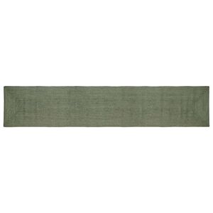 vidaXL Bereichsteppich Olivgr&uuml;n 60 x 400 cm Jute