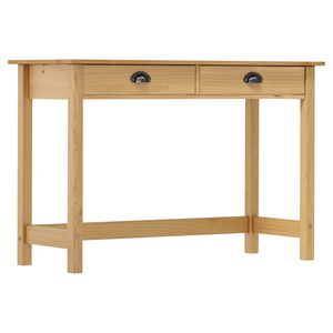 vidaXL Konsolentisch Hill mit 2 Schubladen 110&times;45&times;74 cm Kiefernholz