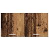 vidaXL H&auml;ngeschrank mit Speicher Altholz 80 x 31 x 40 cm Holzwerkstoff