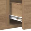 vidaXL Konsolentisch Artisan-Eiche 100 x 34,5 x 75 cm Holzwerkstoff