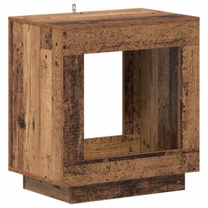 vidaXL Beistelltisch Altholz 60 x 40 x 65 cm Holzwerkstoff