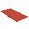 vidaXL Niedriglehner-Auflagen 4 Stk. Melange Rot 100x50x4 cm Stoff