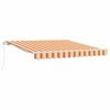 vidaXL Einziehbare Markise Gelb und Orange 300 x 250 cm