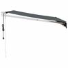 vidaXL Elektrische Markise mit Kurbel Anthrazit 3x2,5 m