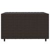 vidaXL 4-tlg. Garten-Lounge-Set mit Kissen Braun Poly Rattan