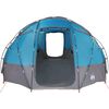vidaXL Campingzelt mit Dach Blau 475 x 475 x 235 cm Polyester