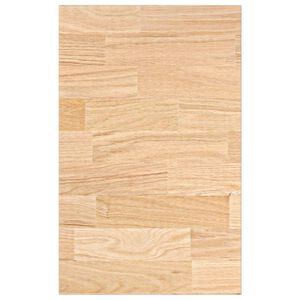 vidaXL K&uuml;chenarbeitsplatte 40x63,5x2,7 cm Massivholz Eiche Rechteckig