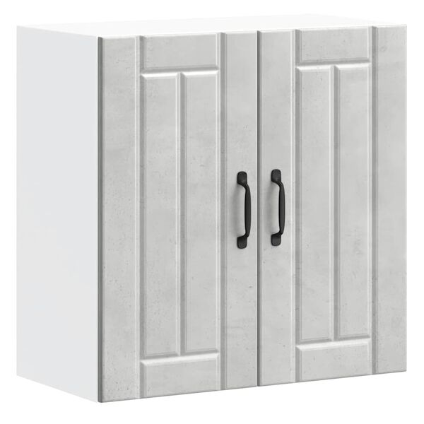 vidaXL K&uuml;chen-H&auml;ngeschrank Lucca Betongrau Holzwerkstoff