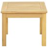 vidaXL Couchtisch Helles Akazienholz 45 x 45 x 36 cm Massivholz Akazie