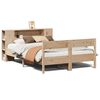 vidaXL Massivholzbett mit Regal ohne Matratze 140x190 cm Kiefer
