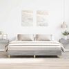 vidaXL Bettgestell ohne Matratze Grau Sonoma 160x200 cm Holzwerkstoff