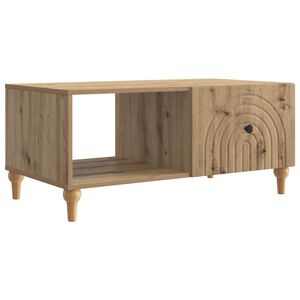 vidaXL Couchtisch Artisan-Eiche 90 x 50 x 40 cm Holzwerkstoff