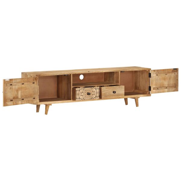 vidaXL TV-Schrank 140x30x40 cm Massivholz Mango