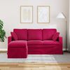 vidaXL Sofa Weinrot Gesamtabmessungen: 178 x 134 x 80 cm (B x T x H)
