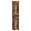 vidaXL Badezimmerschrank Altholz 30 x 33 x 190 cm Holzwerkstoff