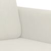 vidaXL 3-Sitzer-Sofa Creme 180 cm Samt