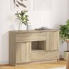 vidaXL Sideboard Sonoma-Eiche 100 x 30 x 65,6 Holzwerkstoff