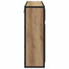 vidaXL Wandregal mit Regal Wandmontiert Artisan-Eiche 65 x 20 x 60 cm