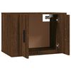vidaXL TV-Wandschrank Braun Eichen-Optik 57x34,5x40 cm