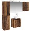 vidaXL Badezimmerschrank-Set 5 pcs Altholz 50 x 14,5 x 70 cm
