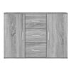 vidaXL Sideboard Grau Sonoma 91x29,5x65 cm Holzwerkstoff