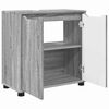 vidaXL Badezimmerwaschbecken-Schrank Graues Sonoma 60 x 30 x 60 cm