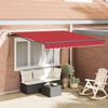 vidaXL Markisenstoff mit Rot 300 x 250 cm Polyester