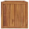 vidaXL Hochbeet 100x50x50 cm Massivholz Teak