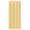 vidaXL Verdunkelungs-Vorhänge mit Ringen 2 pcs Beige 245 x 140 cm