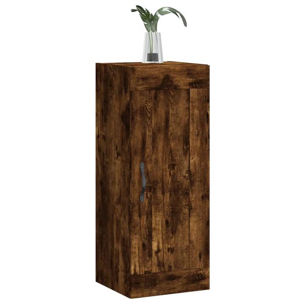 vidaXL Wandschrank R&auml;uchereiche 34,5x34x90 cm Holzwerkstoff