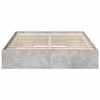 vidaXL Bettgestell mit Schubladen Betongrau 160x200 cm Holzwerkstoff