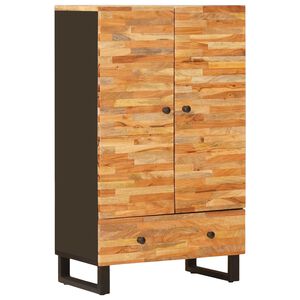vidaXL Aufbewahrung Highboard Braun 60 x 33 x 100 cm Massivholz Mango