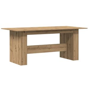 vidaXL Esstisch Artisan-Eiche 180x90x76 cm Holzwerkstoff