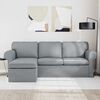 vidaXL Sofa 180cm Hellgrau Metall