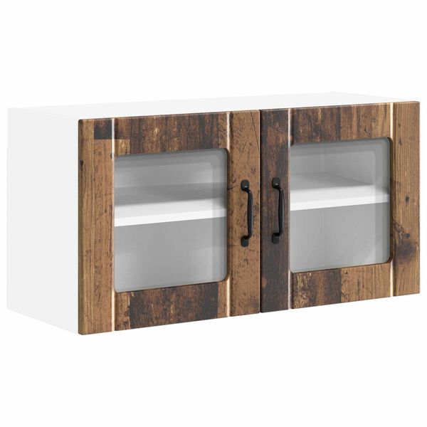 vidaXL K&uuml;chenschrank Altholz 80 x 31 x 40 cm Holzwerkstoff