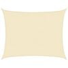 vidaXL Sonnensegel 160 g/m² Creme 6x8 m HDPE