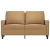 vidaXL 2-Sitzer-Sofa Braun 120 cm Samt