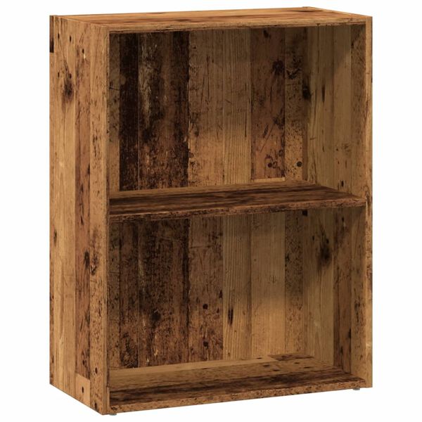 vidaXL B&uuml;cherregal Altholz-Optik 60x30x77 cm Holzwerkstoff