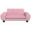vidaXL Kindersofa Rosa 70x45x33 cm Samt